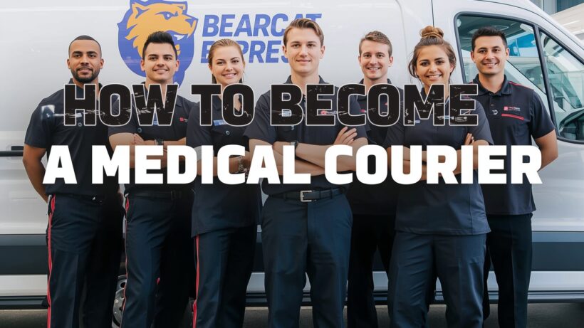 how to become a medical courier