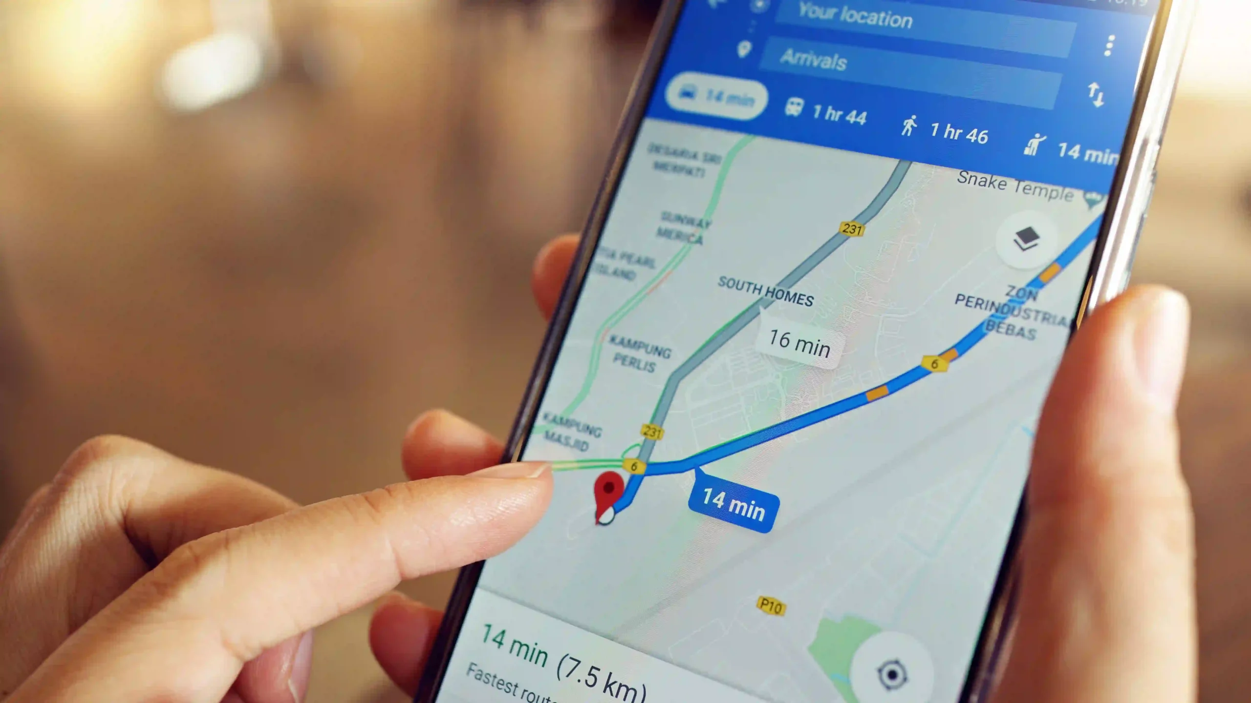 Courier route planning using an alternative to Google Maps