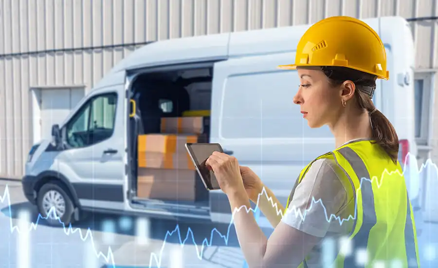 Centralized dispatching system coordinating courier deliveries in real time