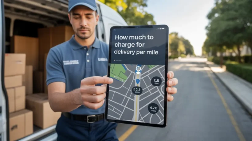 how much to charge for delivery per mile