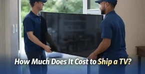 how much does it cost to ship tv