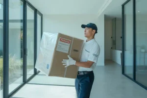Bearcat Express provides expert white glove delivery service, ensuring careful handling, in-home placement, and setup.